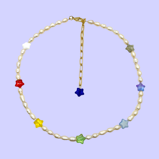 rainbow starbrite necklace