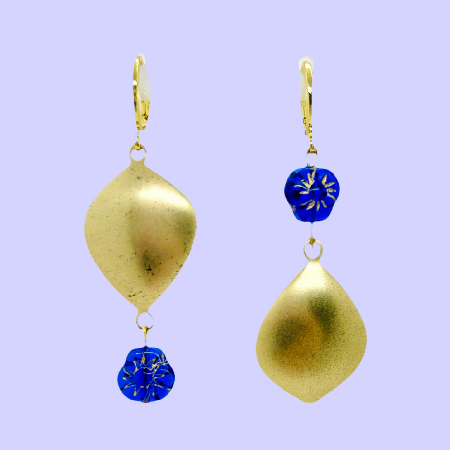 cobalt earrings - l.b.