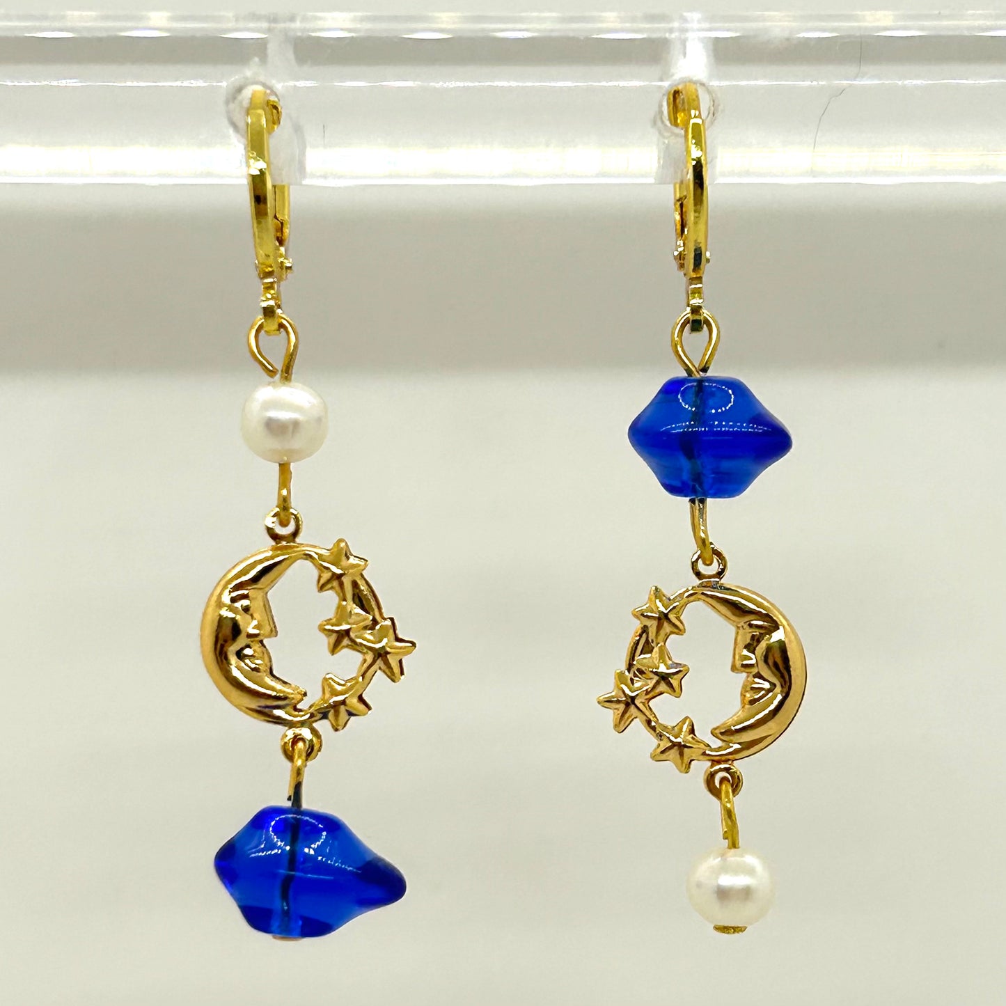 moonbeam earrings - gold