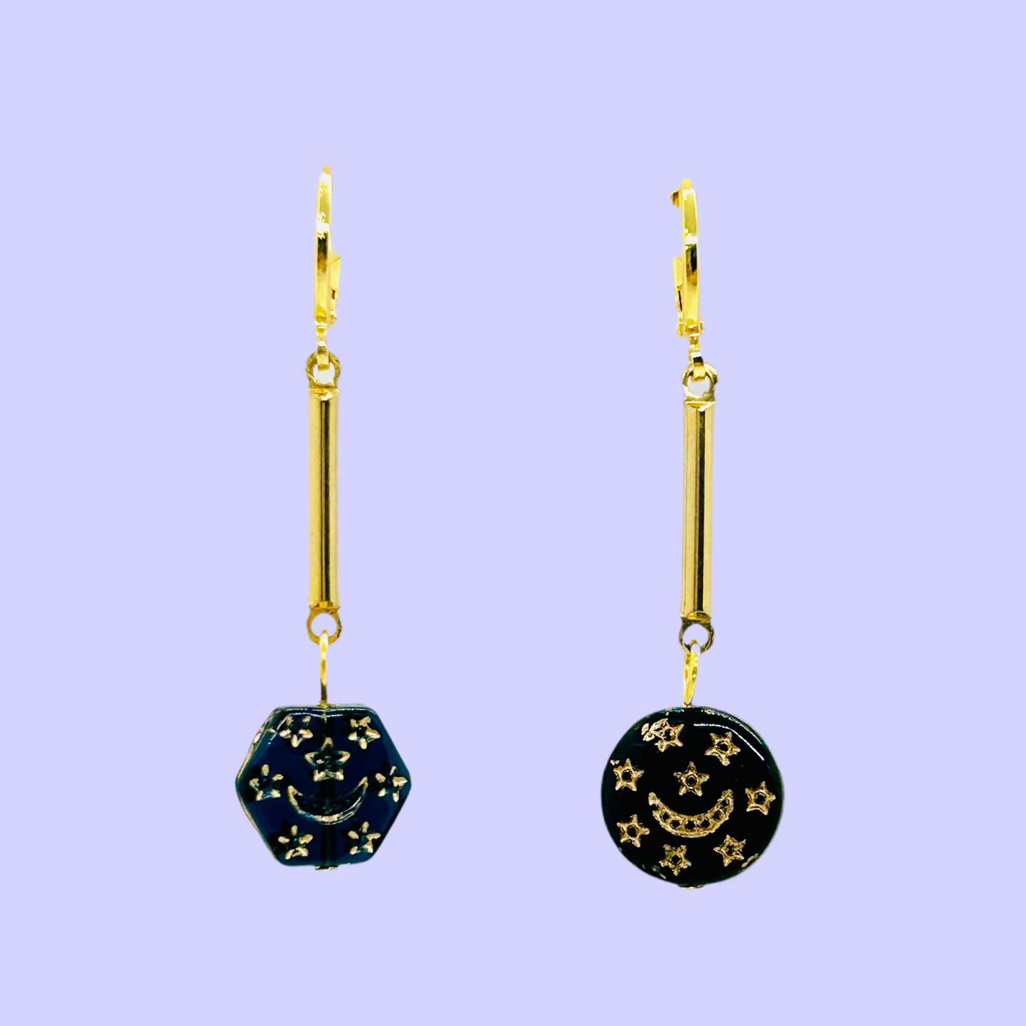 retrograde earrings - black dahlia - l.b.